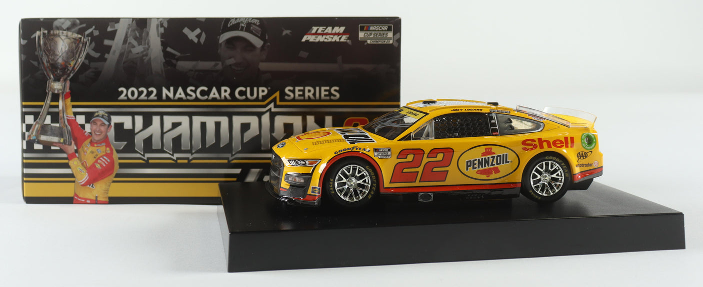 Joey Logano Signed 2022 Shell-Pennzoil Phoenix Win | Raced Version | 1:24 Diecast Car (PA)