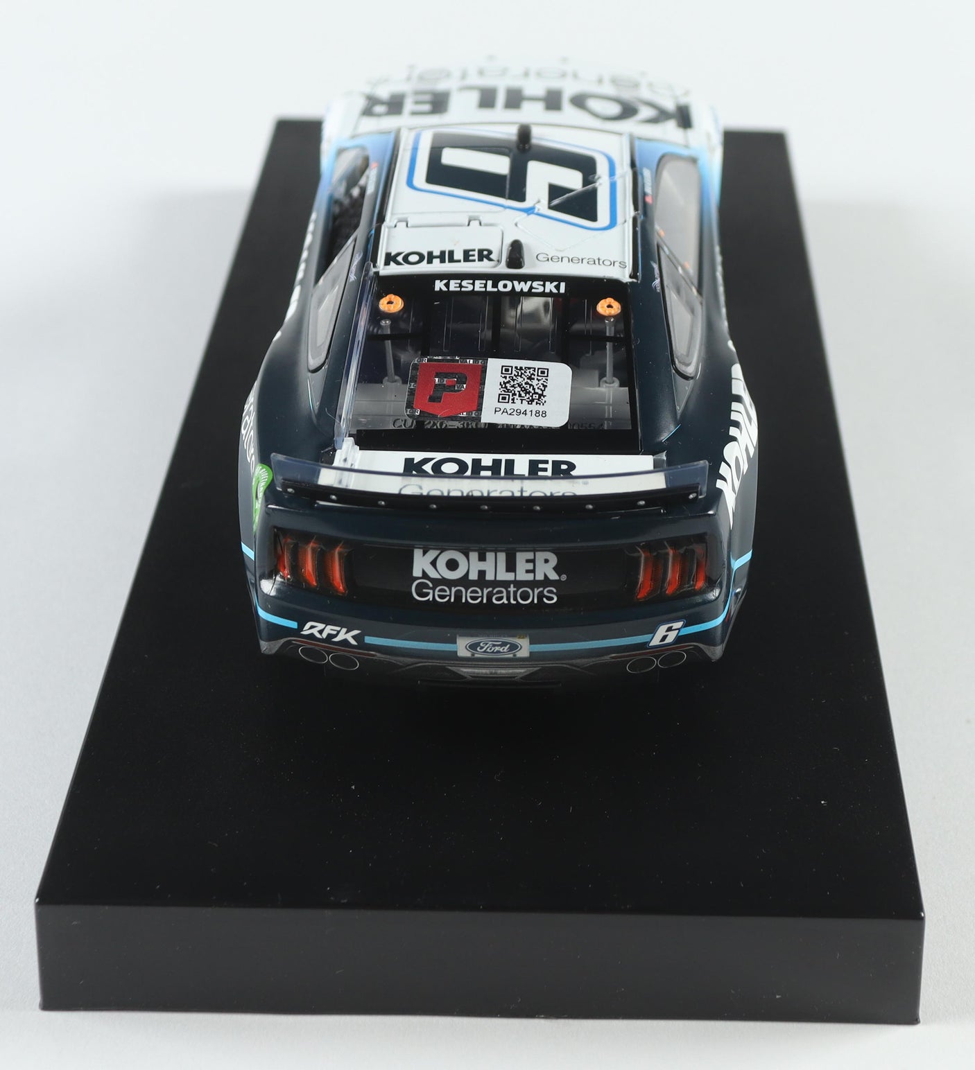 Brad Keselowski Signed 1:24 Diecast Car | 2022 Kohler #6 Ford Mustang (Limited Edition)