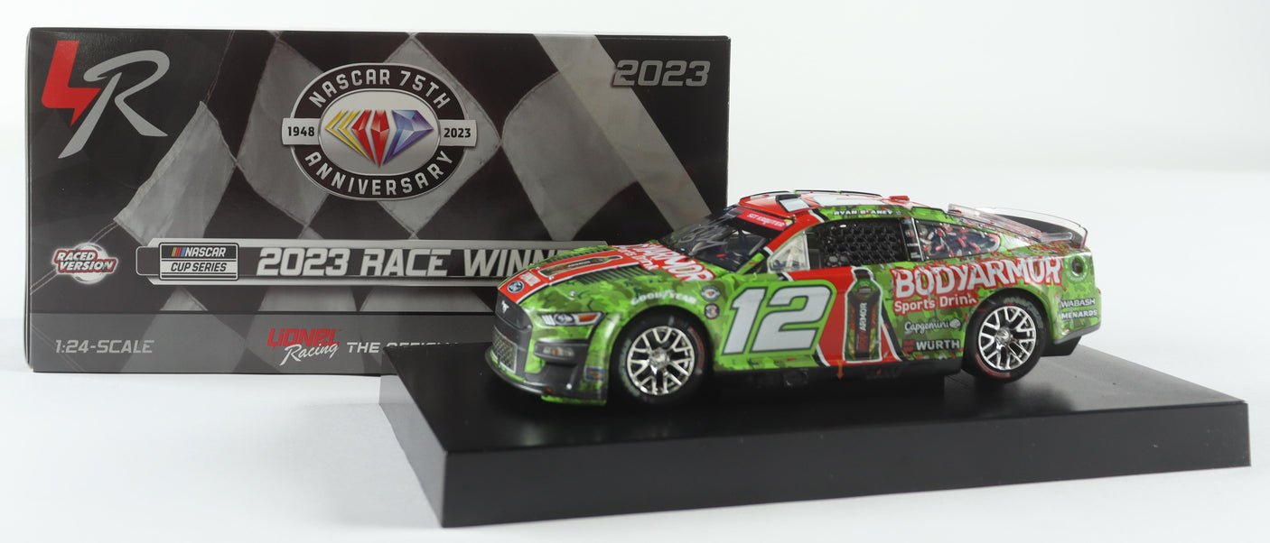 Ryan Blaney Signed 2023 Charlotte Win 1:24 Diecast Car | Limited Edition