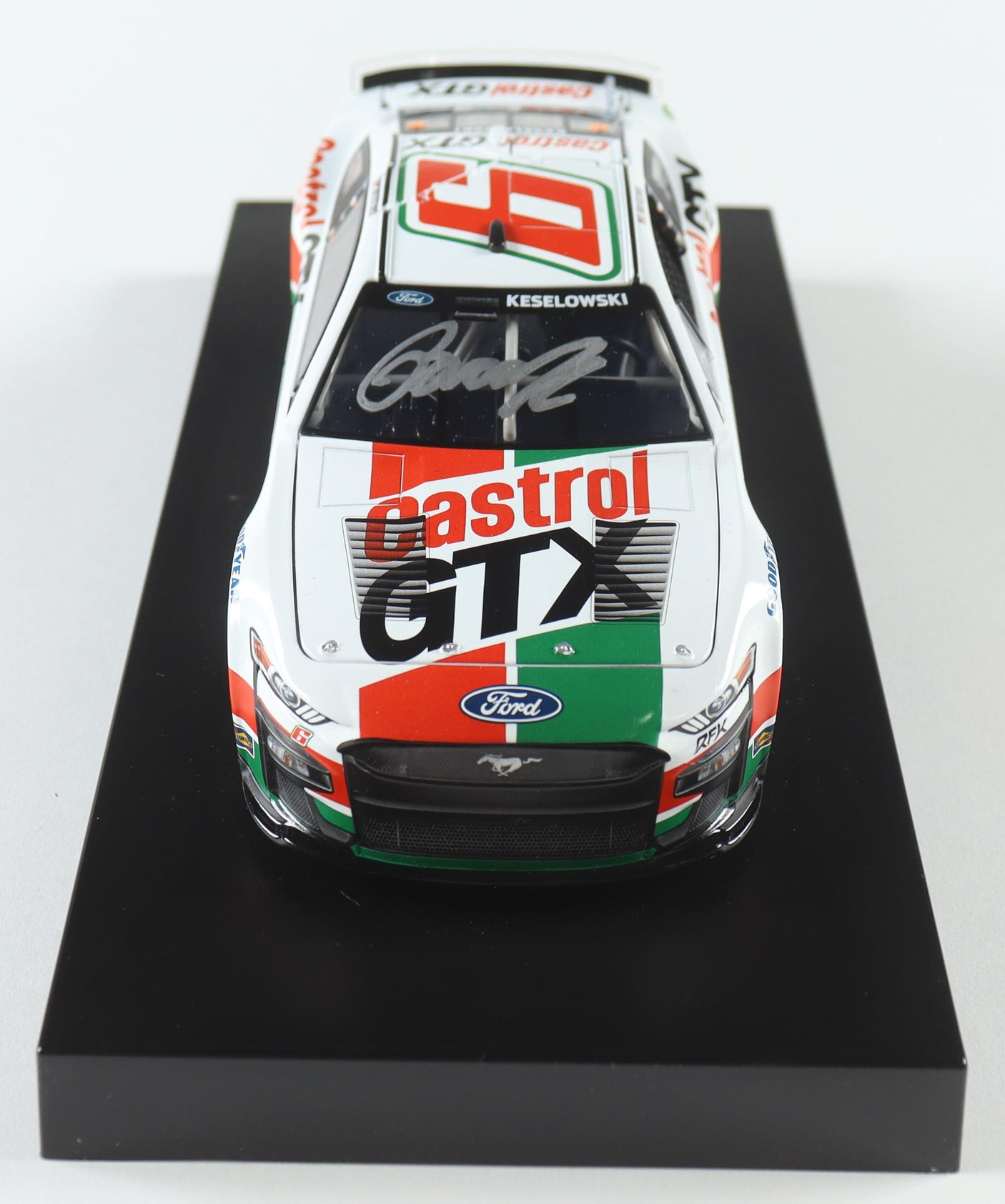 Brad Keselowski Signed 2023 Castrol GTX 1:24 Throwback Diecast Car (Limited Edition)