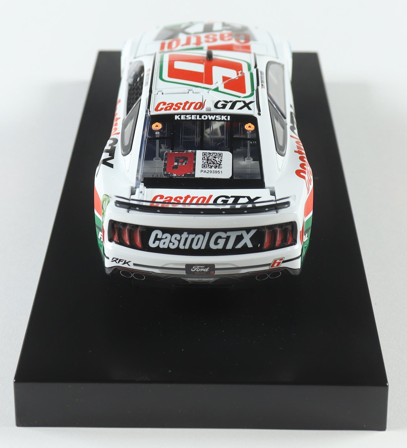 Brad Keselowski Signed 2023 Castrol GTX 1:24 Throwback Diecast Car (Limited Edition)