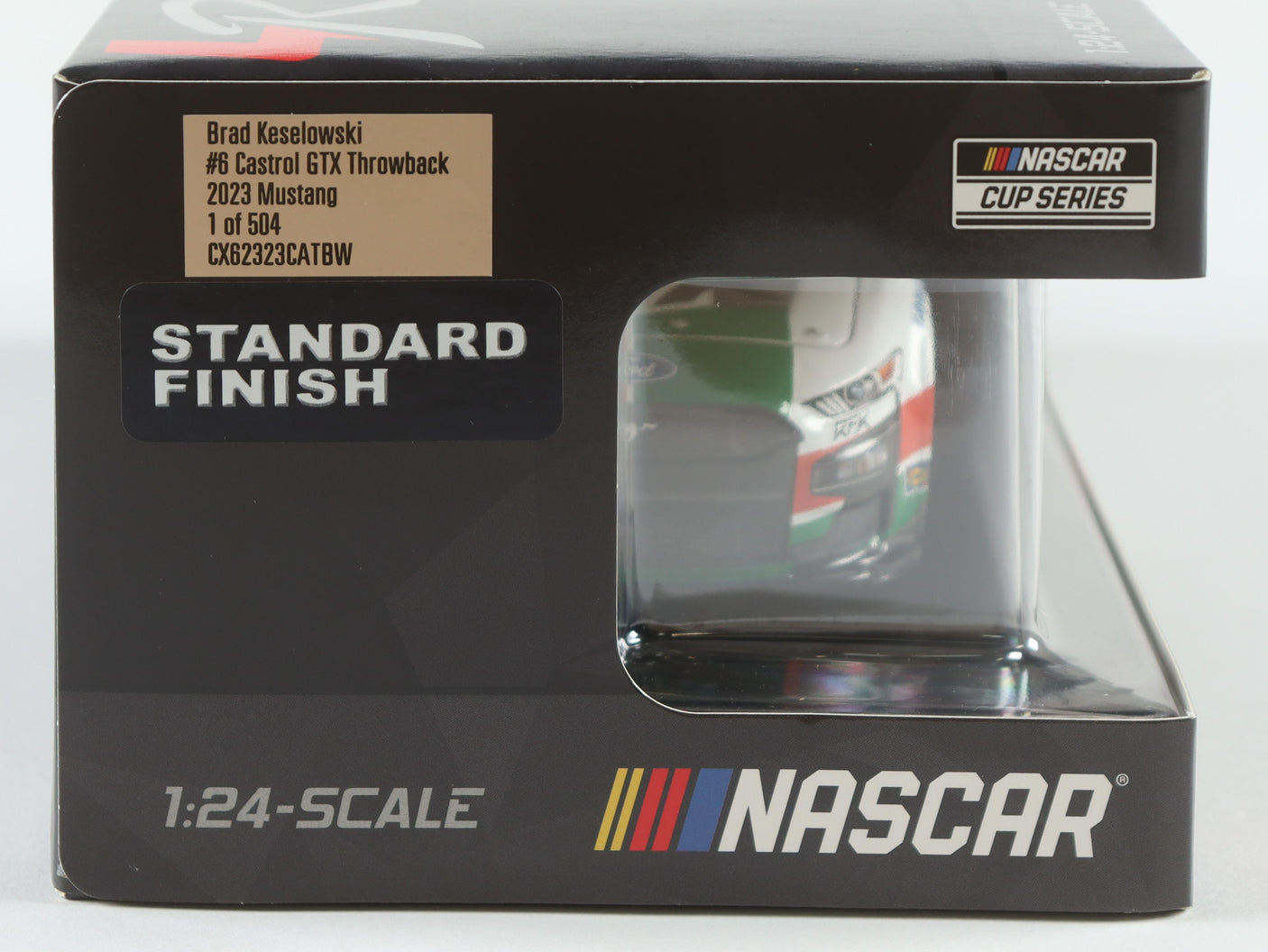 Brad Keselowski Signed 2023 Castrol GTX 1:24 Throwback Diecast Car (Limited Edition)