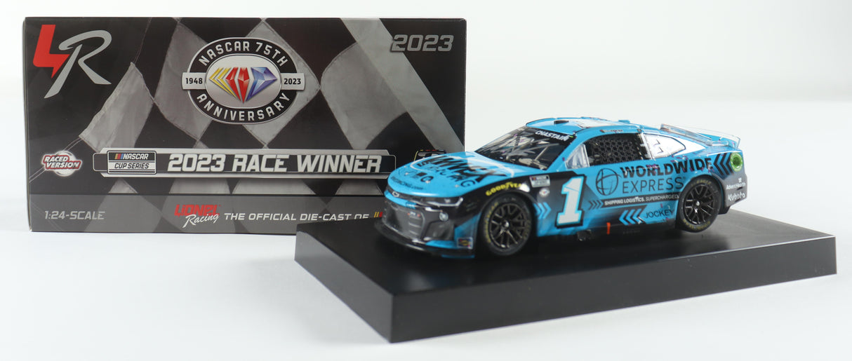 Ross Chastain Autographed 2023 Nashville Win 1:24 Raced Diecast (PA)