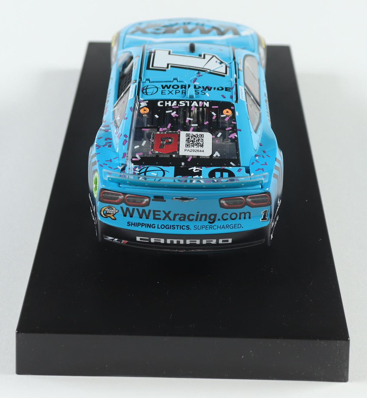 Ross Chastain Autographed 2023 Nashville Win 1:24 Raced Diecast (PA)