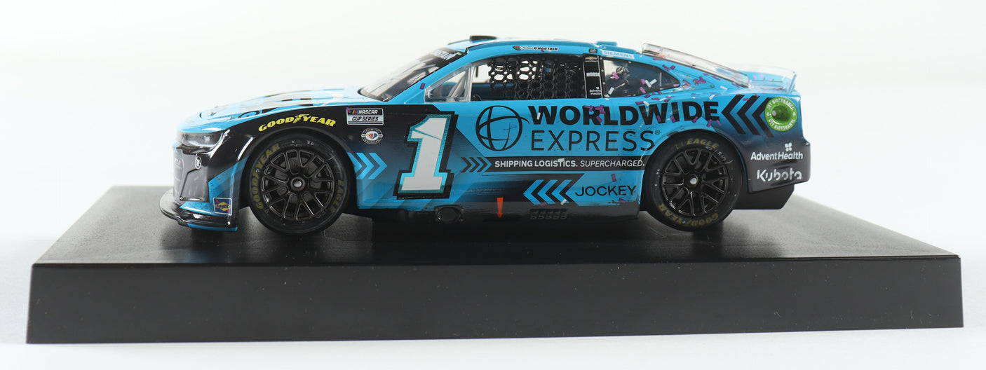 Ross Chastain Autographed 2023 Nashville Win 1:24 Raced Diecast (PA)