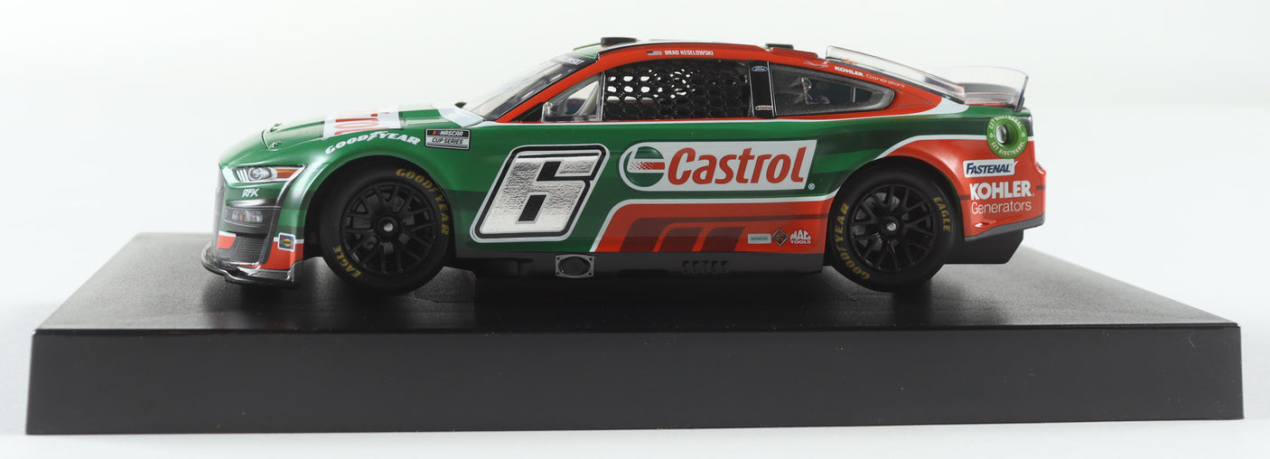 Brad Keselowski Signed 2022 Castrol #6 1:24 Diecast Car (Limited Edition)