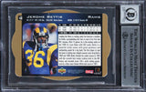 Rams Jerome Bettis Authentic Signed 1996 SPX Gold #48 Card Auto 10! BAS Slabbed