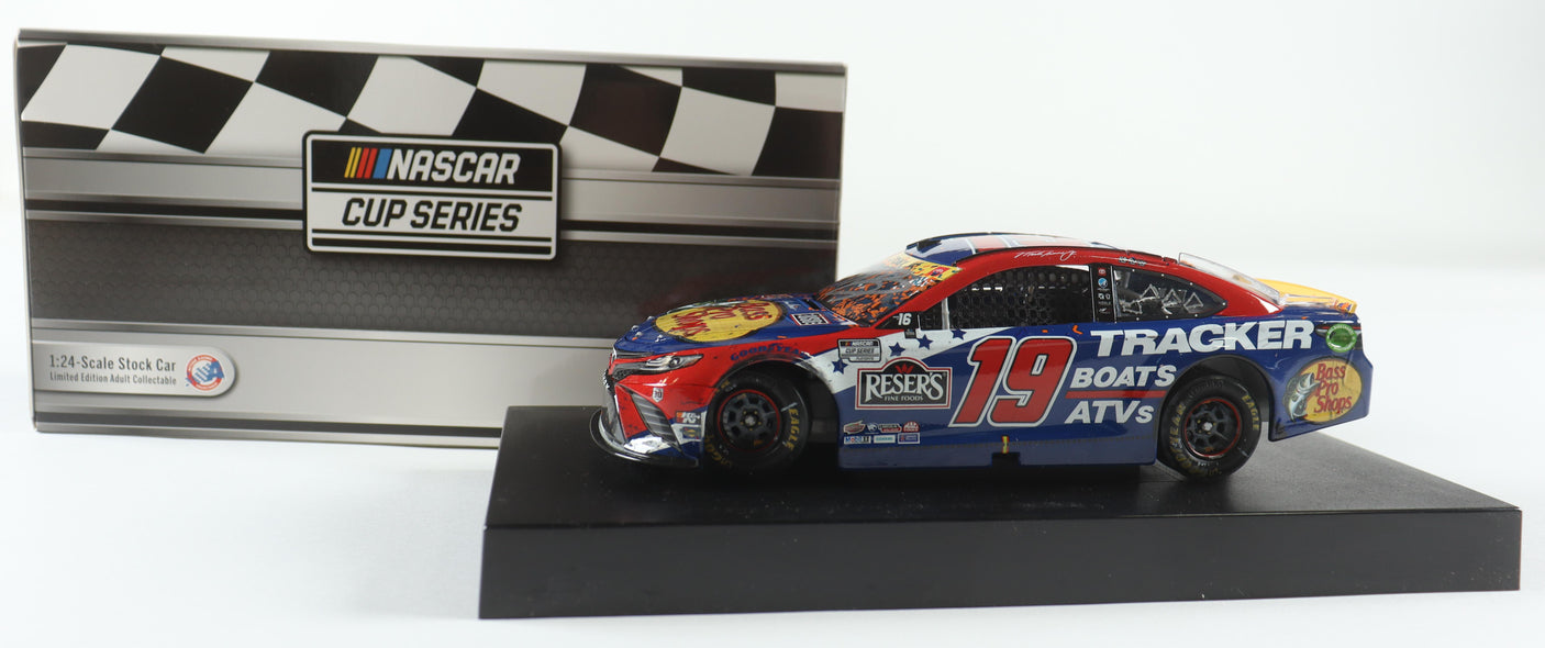 Martin Truex Jr. Autographed 2021 Bass Pro Shops Patriotic Richmond Win 1:24 Diecast Car