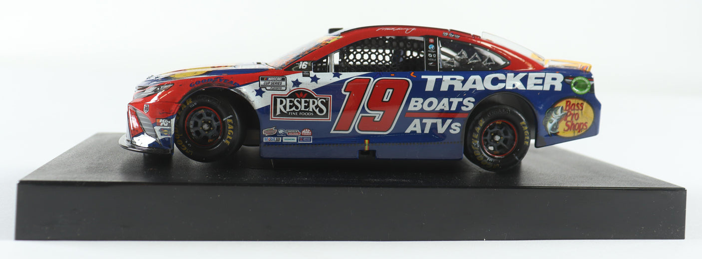 Martin Truex Jr. Autographed 2021 Bass Pro Shops Patriotic Richmond Win 1:24 Diecast Car