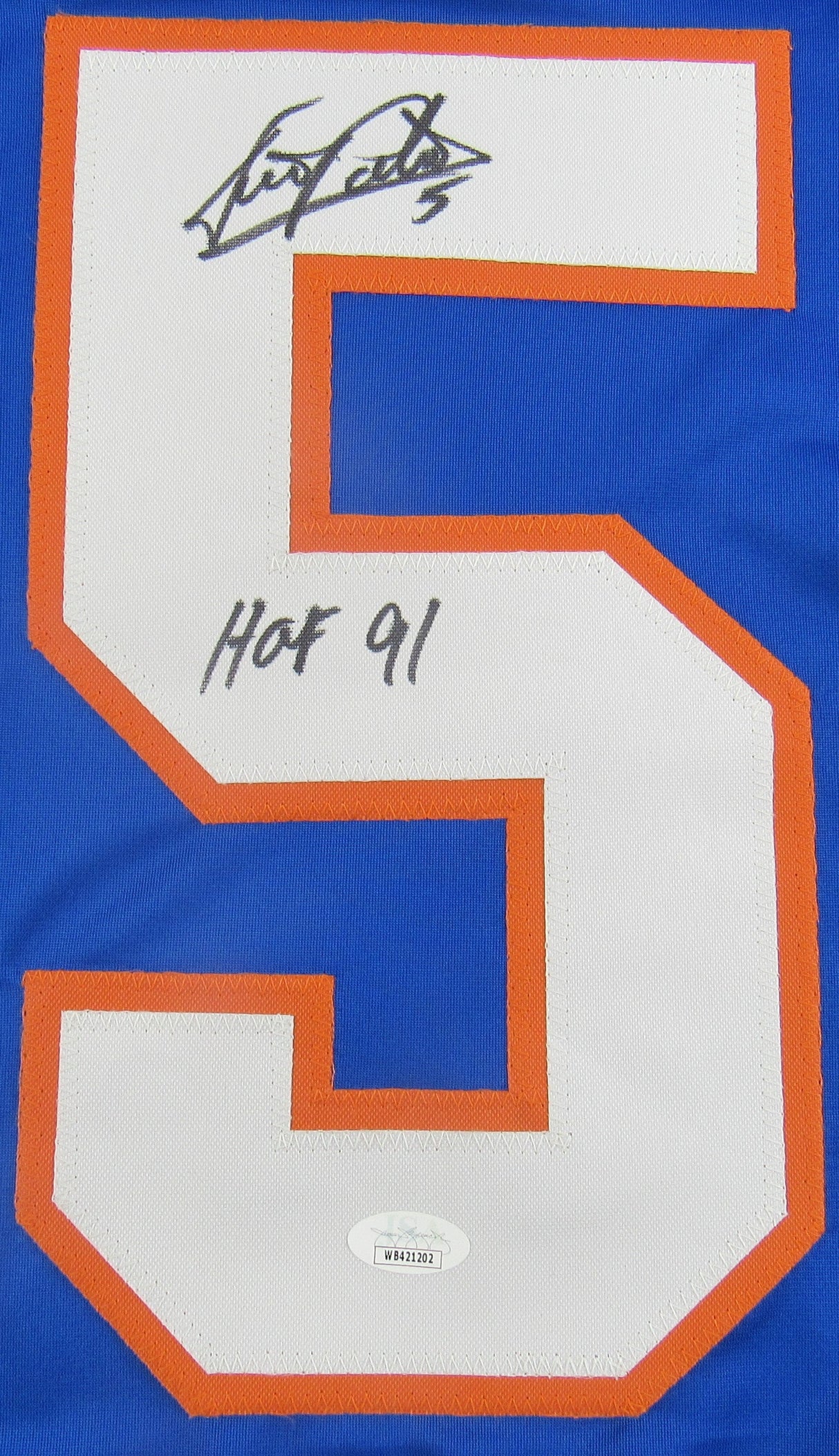 Denis Potvin Signed Auto Autograph Replica Islanders Jersey w/ Insc JSA COA