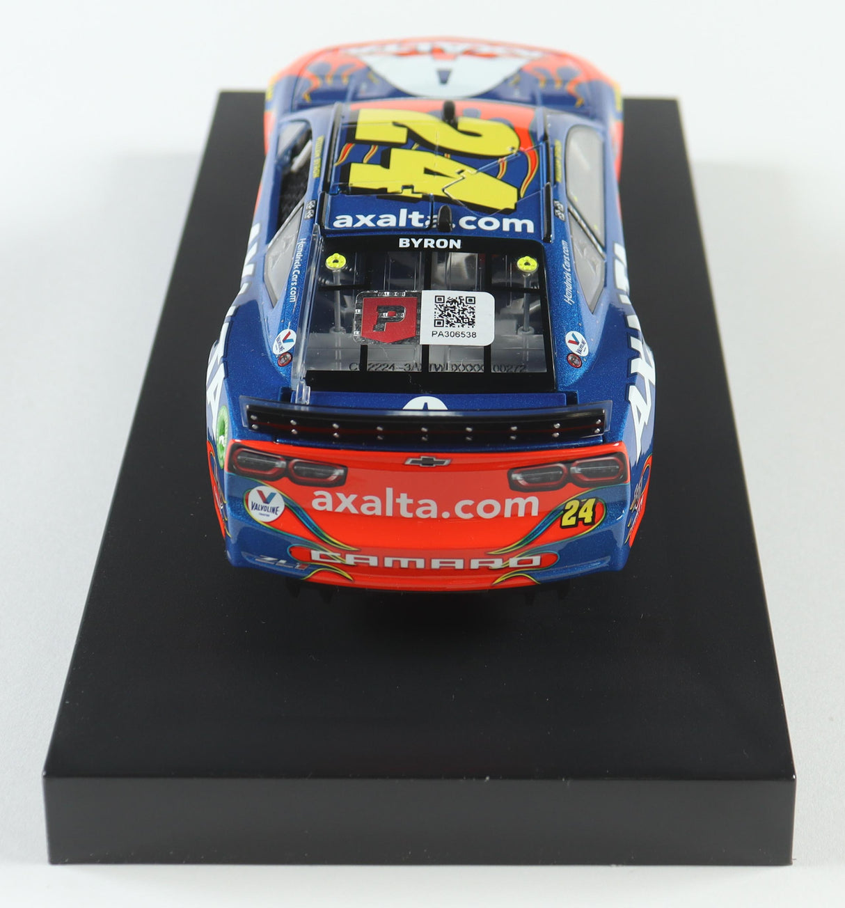 William Byron Signed 2022 Axalta Throwback 1:24 Diecast Car (PA)