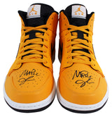 Lakers Magic Johnson Authentic Signed Air Jordan 1 Mid Shoes w/ Box BAS Witness