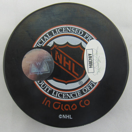 Gordie Howe Signed Auto Cup Crazy Hockey Puck w/ Insc JSA AR43894