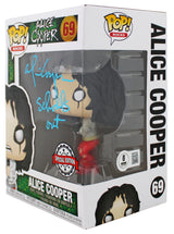 Alice Cooper "Schools Out!" Signed #69 Funko Pop Vinyl Figure BAS Wit #1W793267