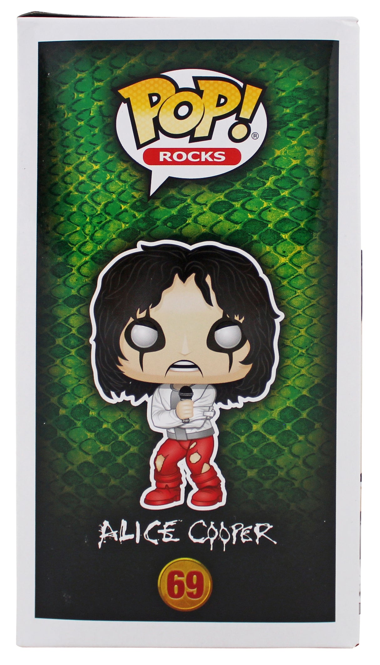 Alice Cooper "Schools Out!" Signed #69 Funko Pop Vinyl Figure BAS Wit #1W793267