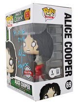 Alice Cooper "HOF 2011" Signed #69 Funko Pop Vinyl Figure BAS Witness #1W793263