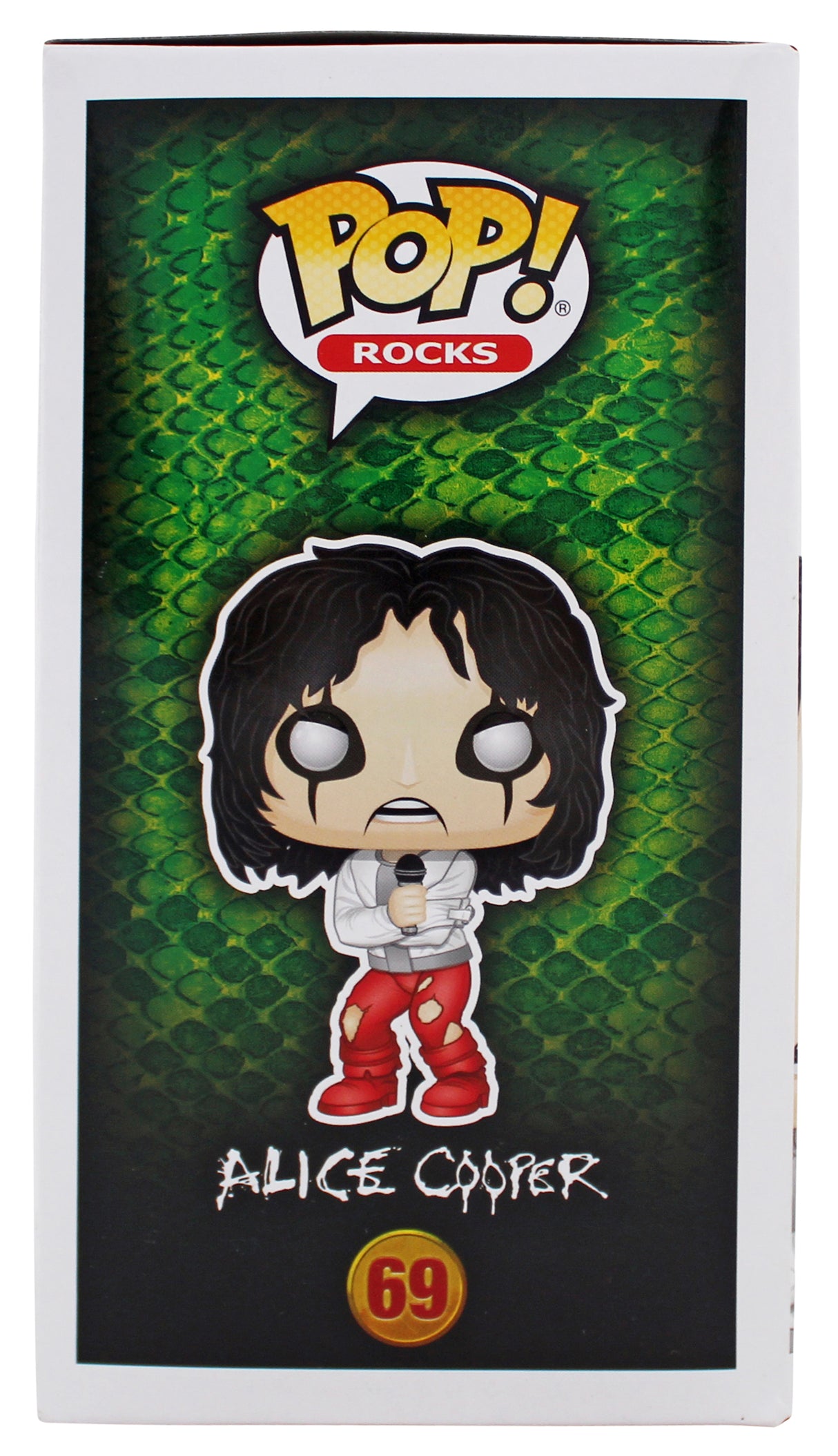 Alice Cooper "HOF 2011" Signed #69 Funko Pop Vinyl Figure BAS Witness #1W793263