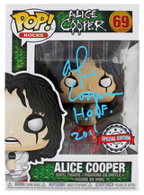 Alice Cooper "HOF 2011" Signed #69 Funko Pop Vinyl Figure BAS Witness #1W793262