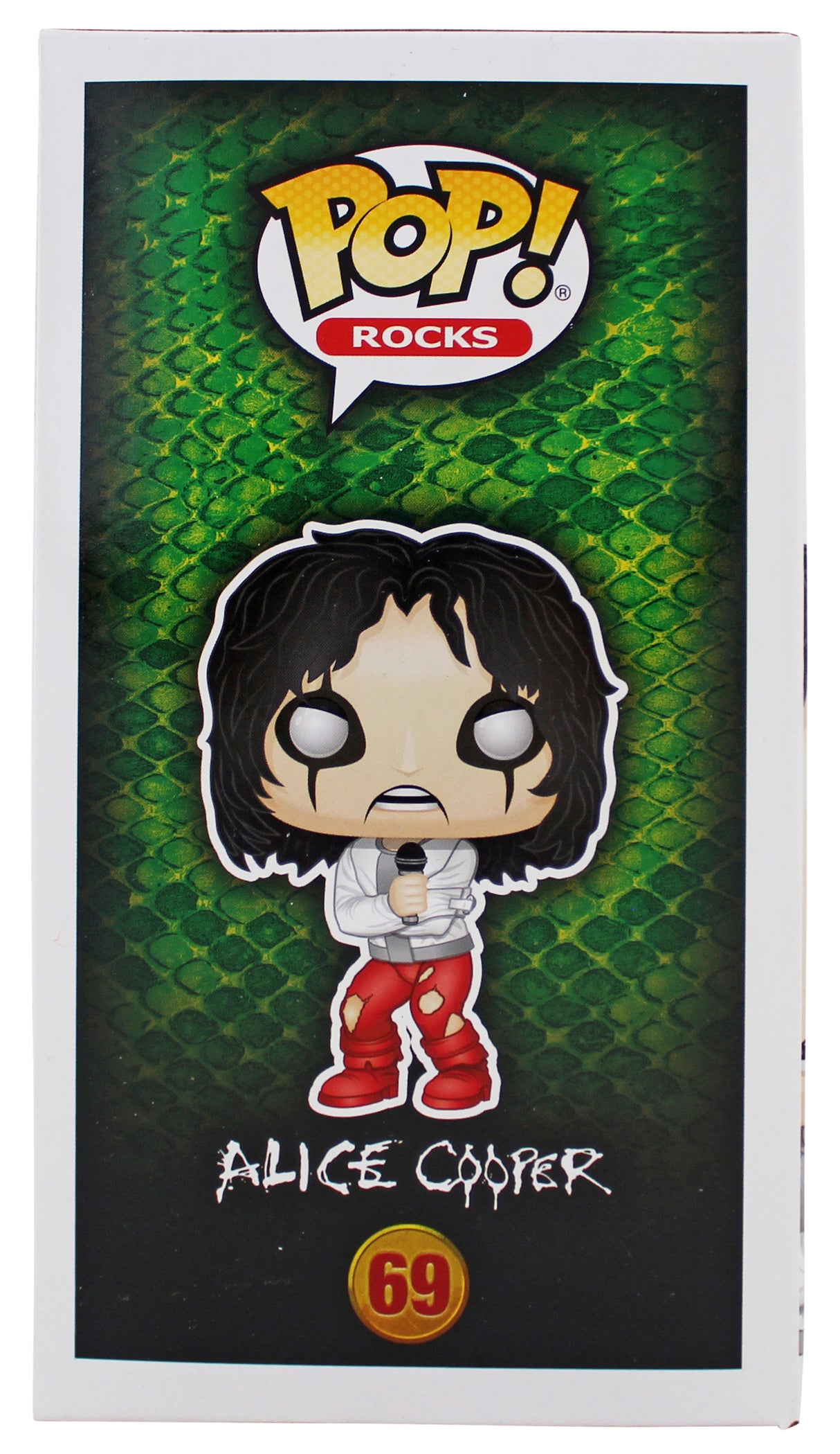 Alice Cooper "HOF 2011" Signed #69 Funko Pop Vinyl Figure BAS Witness #1W793262