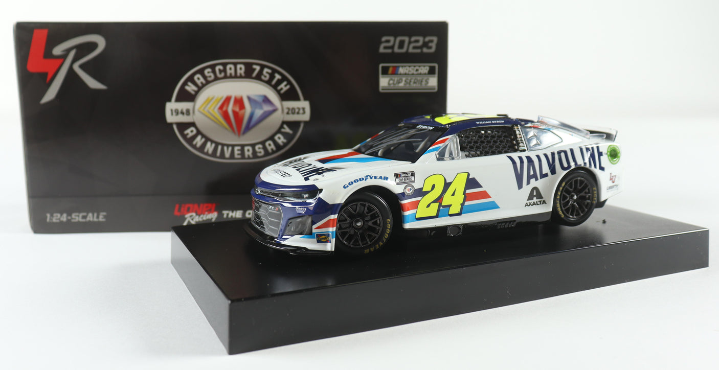 William Byron Signed 2023 Valvoline 1:24 Diecast Car – Limited Edition