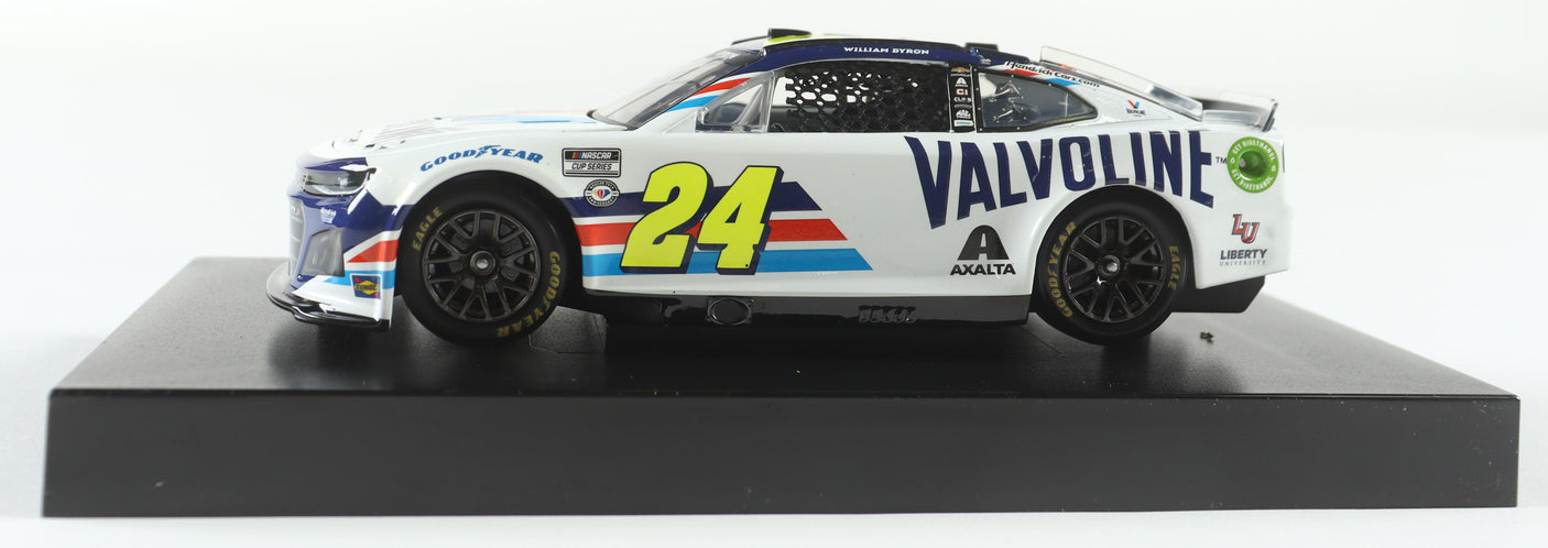 William Byron Signed 2023 Valvoline 1:24 Diecast Car – Limited Edition