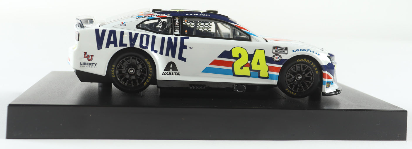 William Byron Signed 2023 Valvoline 1:24 Diecast Car – Limited Edition