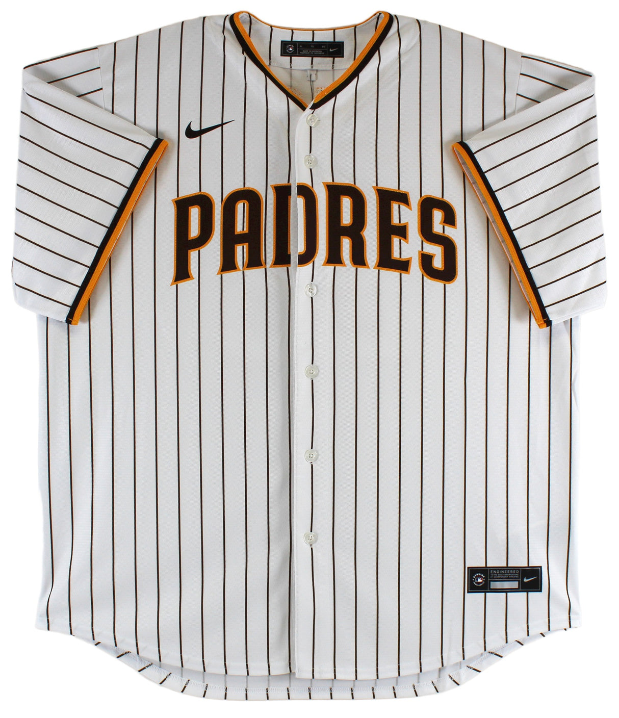 Padres Fernando Tatis Jr. Authentic Signed White Pinstriped Nike Jersey JSA Wit