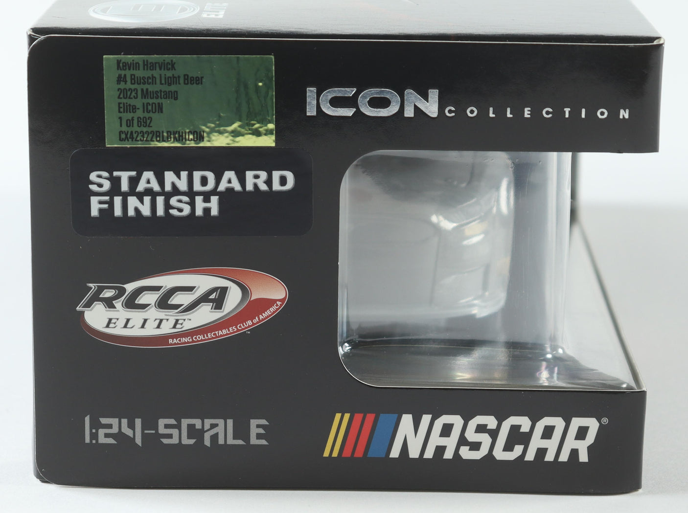 Kevin Harvick Signed 2023 Busch Light Icon Elite 1:24 Diecast Car | Limited Edition