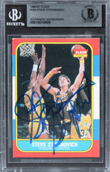 Pacers Steve Stipanovich Authentic Signed 1986 Fleer #106 Card BAS Slabbed