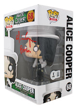 Alice Cooper "Poison" Signed #68 Funko Pop Vinyl Figure BAS Witnessed #1W793204