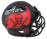 Buccaneers Mike Alstott Authentic Signed Eclipse Speed Mini Helmet BAS Witnessed