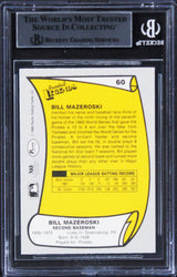 Pirates Bill Mazeroski Authentic Signed 1988 Pacific Legends I #60 Card BAS Slab