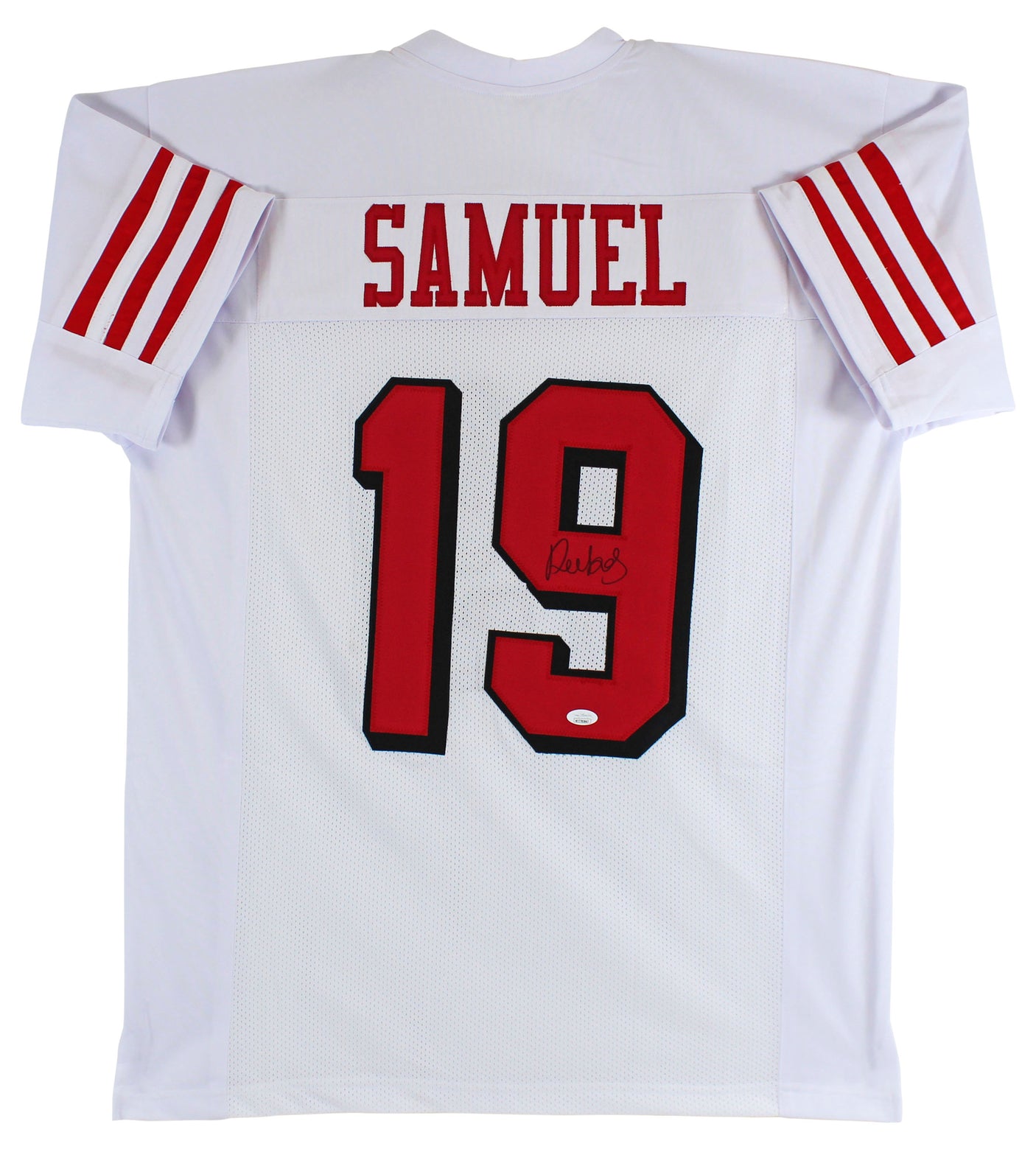 Deebo Samuel Authentic Signed White Pro Style Jersey Autographed JSA