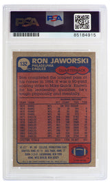 Ron Jaworski Signed Philadelphia Eagles 1985 Topps Football Trading Card #132 - (PSA Encapsulated)