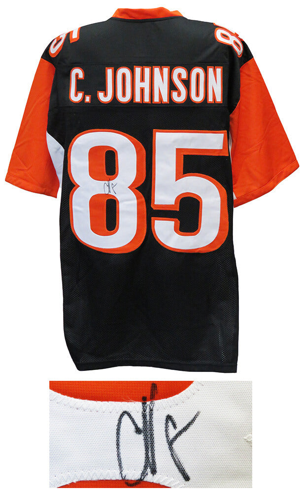 Chad Johnson Signed Black Custom Football Jersey