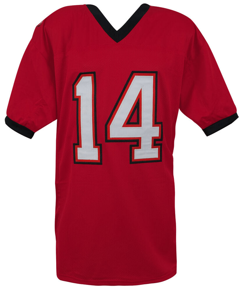 Brad Johnson Signed Red Custom Football Jersey