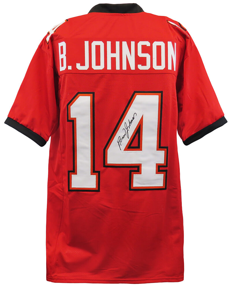 Brad Johnson Signed Red Custom Football Jersey