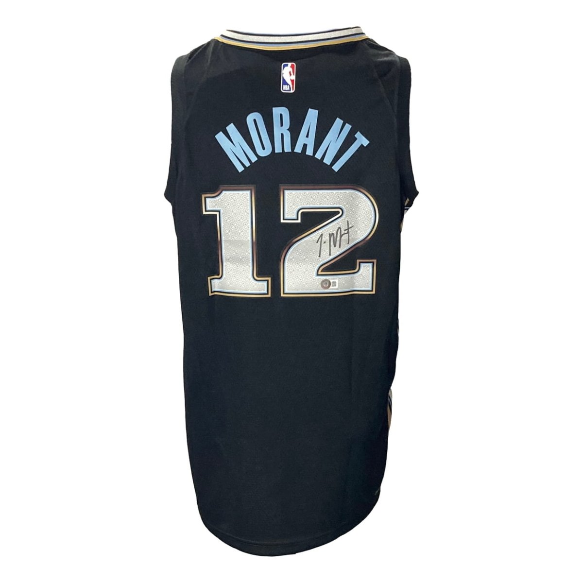 Ja Morant Signed Memphis Grizzlies Black Nike Swingman Jersey BAS - Sports Integrity