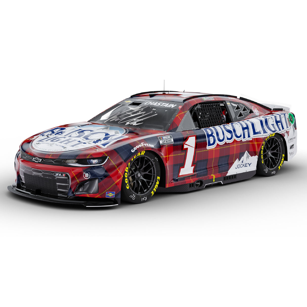 PRE-ORDER Ross Chastain Signed 2024 Busch Light Flannel 1:24 Diecast Car (PA)
