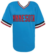 Jim Kaat Signed Baby Blue Throwback Custom Baseball Jersey