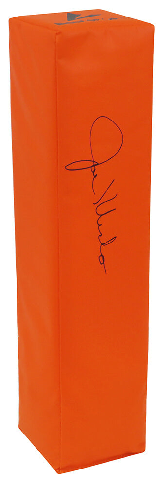 Joe Klecko Signed BSN Orange Football Endzone Pylon