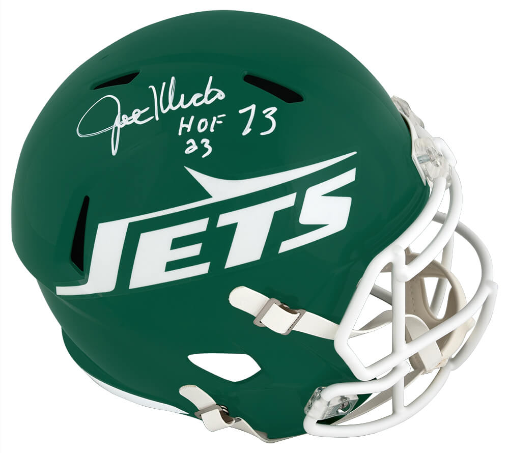 Joe Klecko Signed New York Jets Green Throwback Riddell Full Size Speed Replica Helmet w/HOF'23