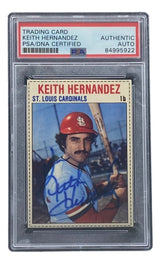 Keith Hernandez Signed Cardinals 1979 Hostess #108 Trading Card PSA/DNA - Sports Integrity