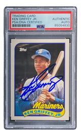 Ken Griffey Jr Signed Mariners 1989 Topps #41T Rookie Card PSA/DNA - Sports Integrity