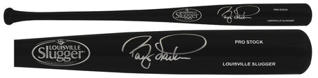 Barry Larkin Signed Louisville Slugger Pro Stock Black Baseball Bat