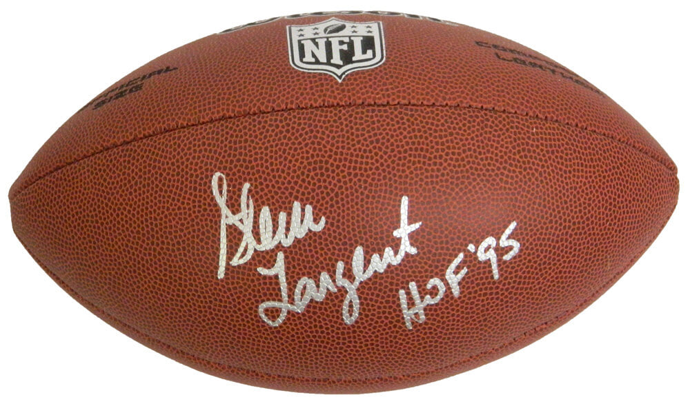 Steve Largent Signed Wilson Limited NFL Full Size Football w/HOF 95