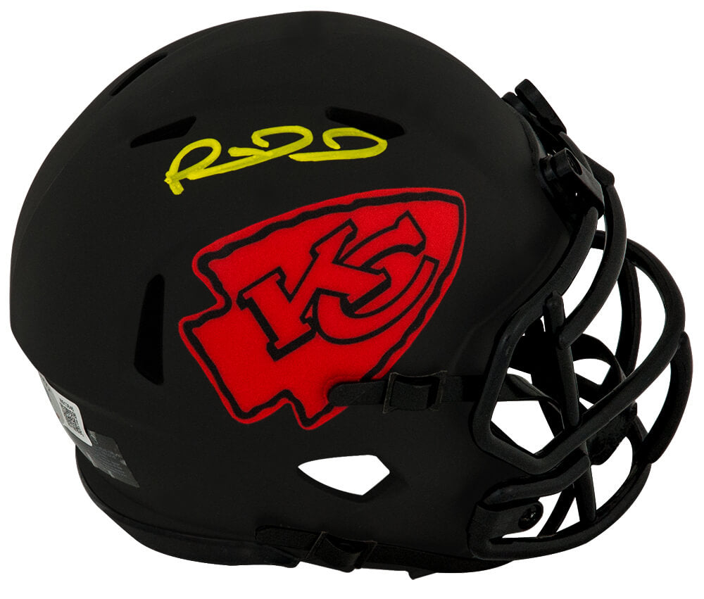 Patrick Mahomes Signed Kansas City Chiefs ECLIPSE Riddell Speed Mini Helmet (Beckett)