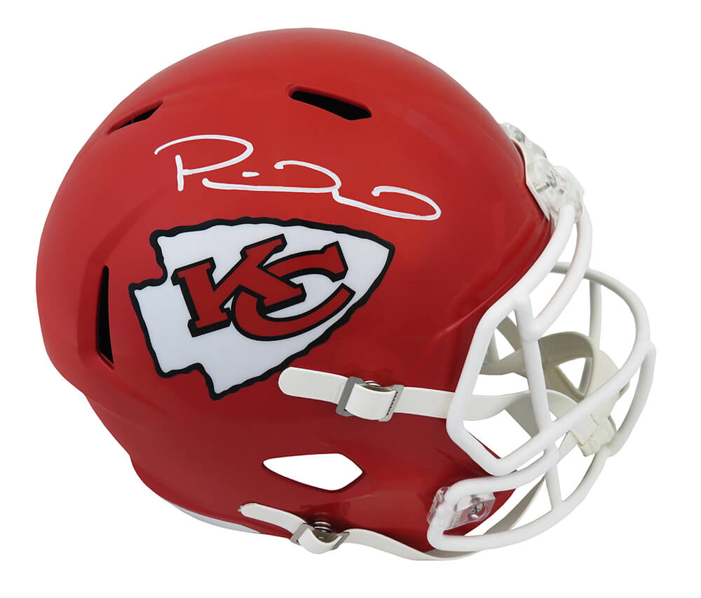 Patrick Mahomes Signed Kansas City Chiefs Riddell Full Size Speed Replica Helmet (Beckett)