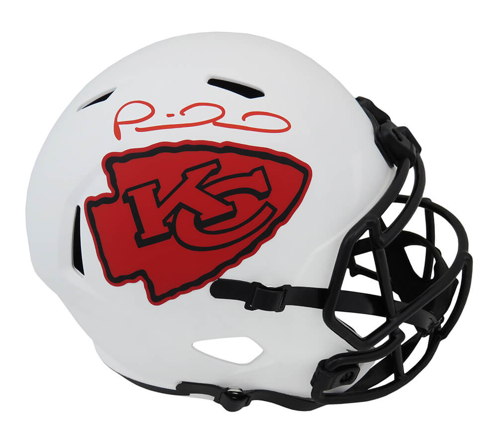 Patrick Mahomes Signed Kansas City Chiefs Lunar Eclipse Riddell Full Size Speed Replica Helmet (Beckett)