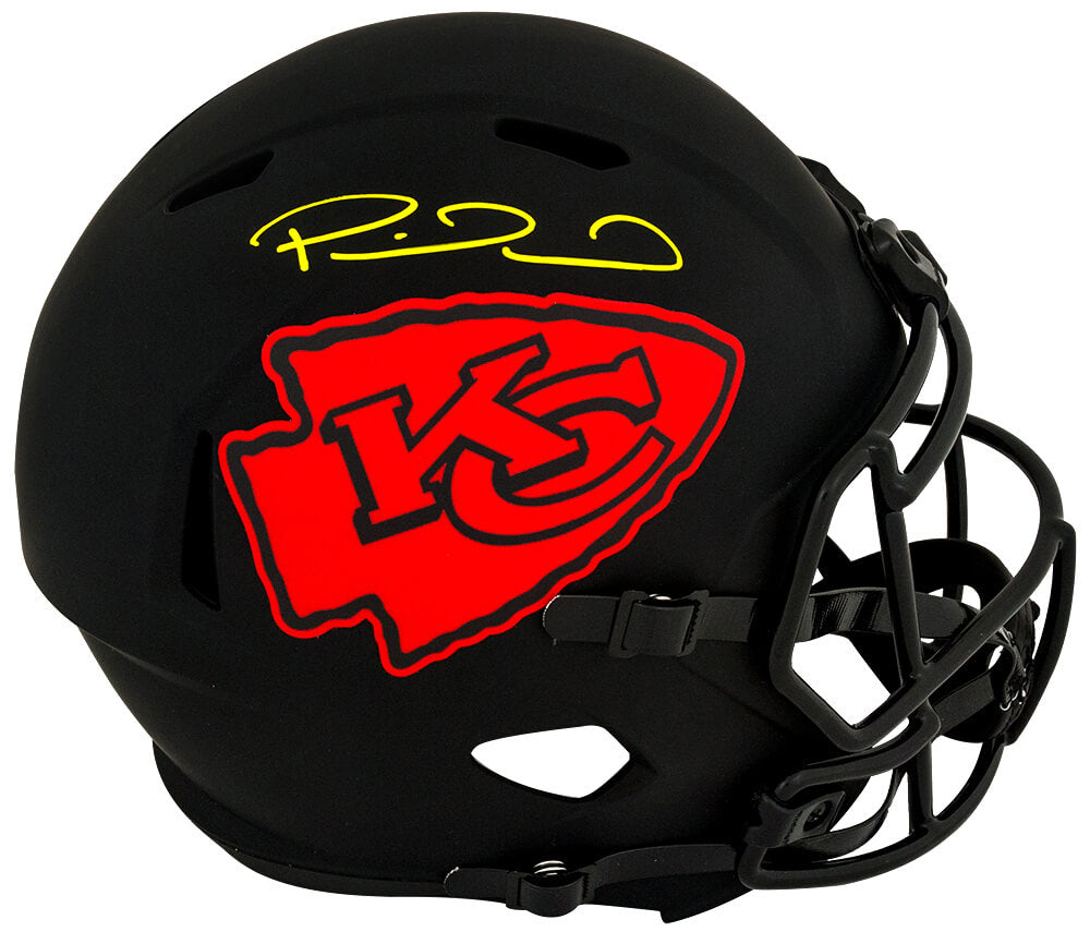 Patrick Mahomes Signed Kansas City Chiefs ECLIPSE Riddell Full Size Speed Replica Helmet (Beckett)